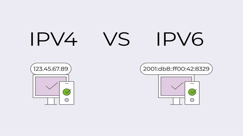 تفاوت IPv6 با IPv4